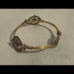 Silver and Gold Plated Bracelet